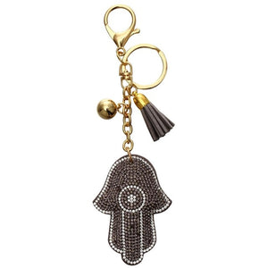 High Quality Colorful Hands Eye Jewelry Keychain Women Key Holder Gold Color Chain Ring Car llaveros bag pendant Charm Jewelry