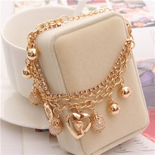 Load image into Gallery viewer, Brand Simulated Pearl Crystal Beaded Bracelet &amp; Bangle New Fashion Crystal Jewelry Women Wedding Charm Bracelet Summer Jewelry