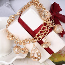 Load image into Gallery viewer, Brand Simulated Pearl Crystal Beaded Bracelet &amp; Bangle New Fashion Crystal Jewelry Women Wedding Charm Bracelet Summer Jewelry